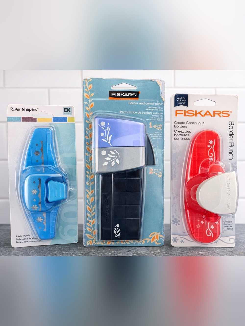 Fiskars Border Punch Bundle Craft Tools New